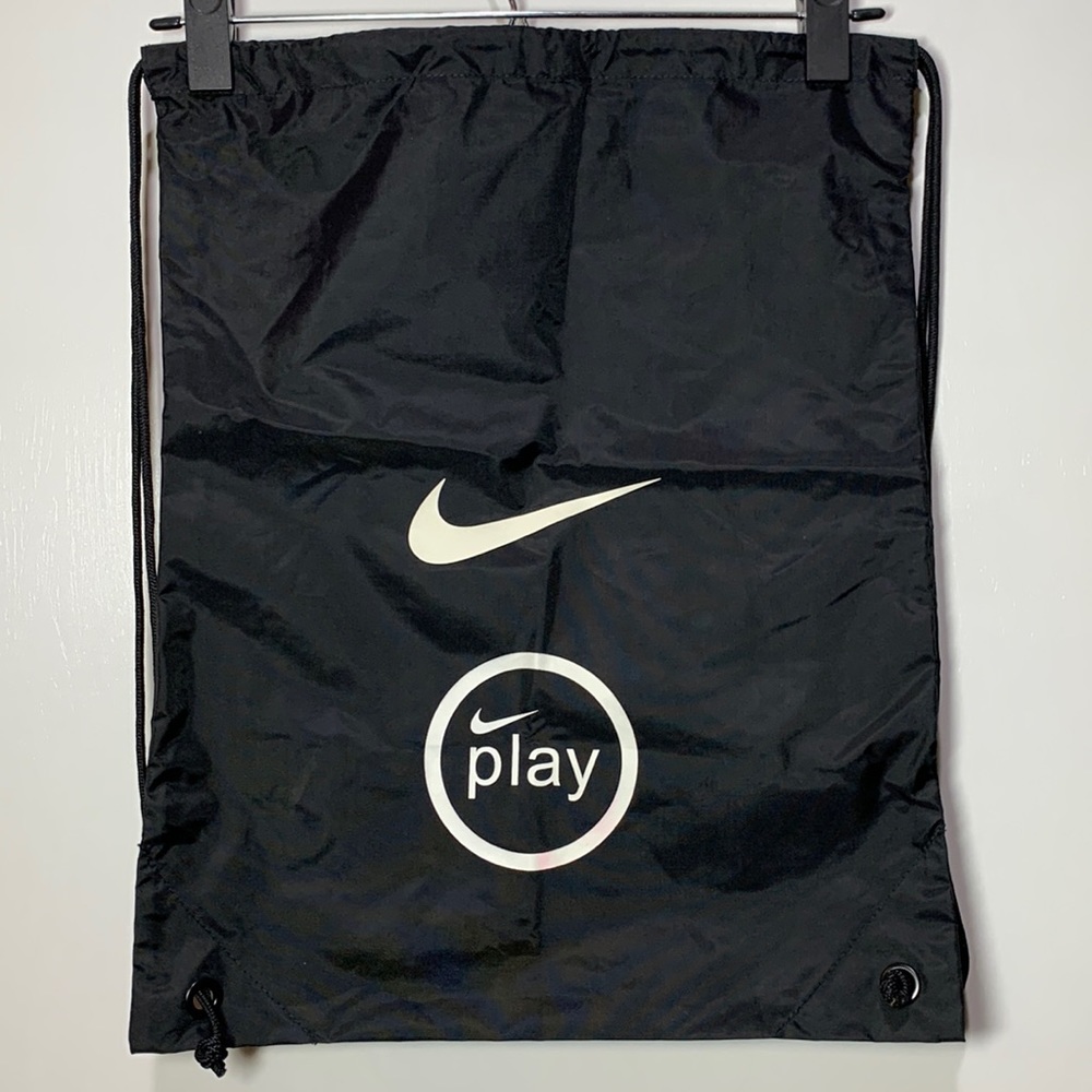 Nike Black Nylon Drawstring Backpack - image 1